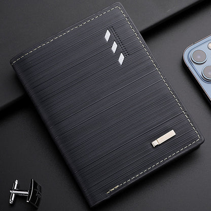 Mens Wallet Casual Wallet For Men Multislot Credit Card Holder Short PU Leather Wallet 3