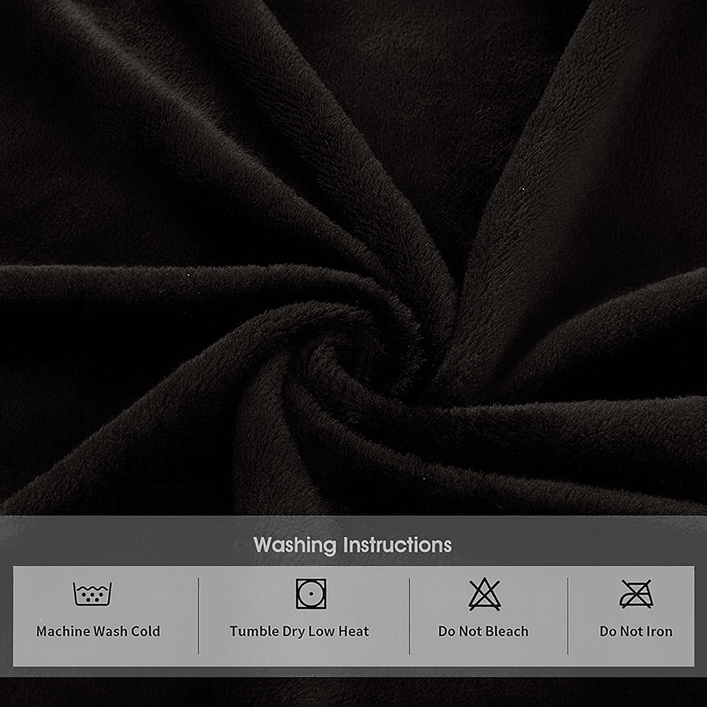 Mens Hooded Bathrobe Soft Fluffy Robe Long Quick Dry Sleepwear Home Gown 3