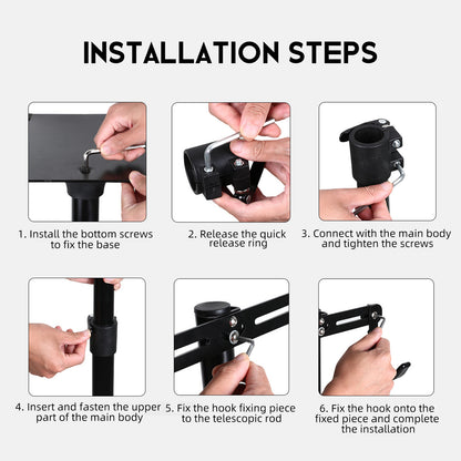 Think Rider Aluminium Alloy Bike Rack Adjustable Hook Floor Standing Bike Storage 3