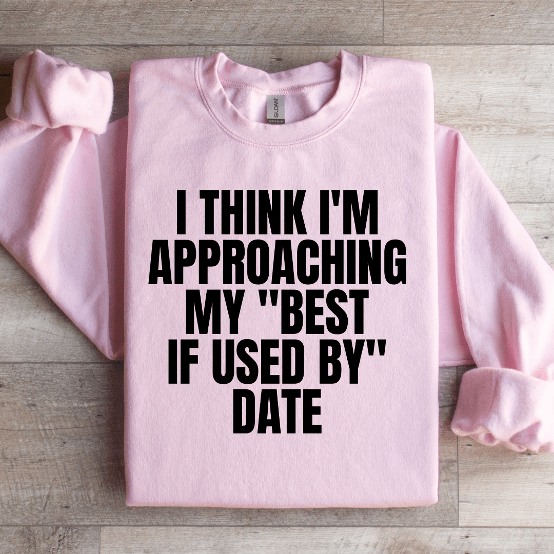 I Think Im Approaching My Best If Used By Date Sweatshirt 2