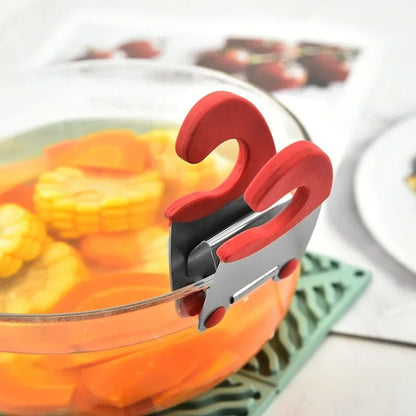 SmartGrip ClipOn Pot Spoon  Utensil Holder  HeatResistant Silicone Pot Clip For Clean Tidy Cooking 2