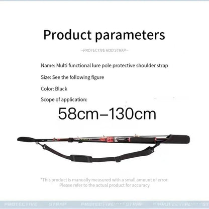 Adjustable Fishing Rod Storage Bag Portable Fishing Rod Protector Reel Fishing Accessories 4