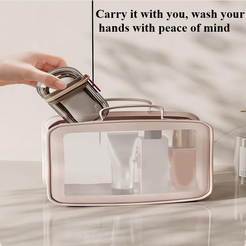 Small Soap Case Bathroom Drain Tray Travel Portable Soap Box With Lid Sealed Soap Container For Cam 4