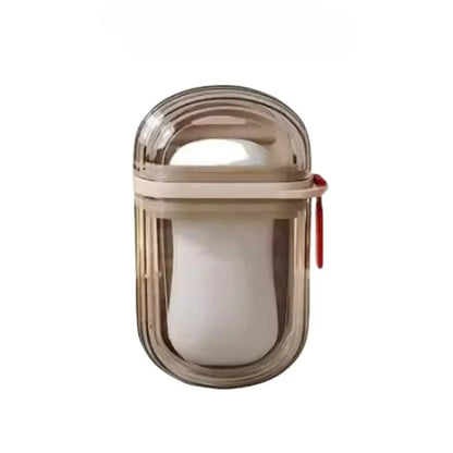 Small Soap Case Bathroom Drain Tray Travel Portable Soap Box With Lid Sealed Soap Container For Cam 6