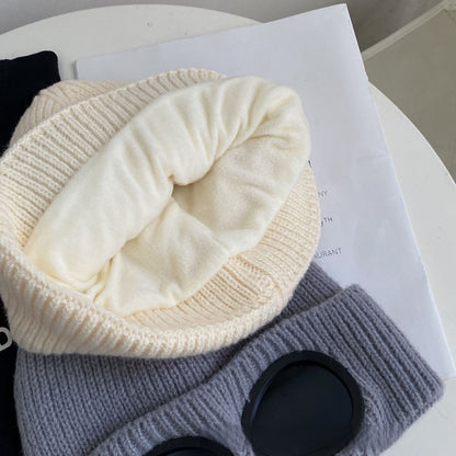 Knitted Ski Mask Cap Outdoor Winter Warm Cycling Beanie Hat For Women And Men Windproof 5