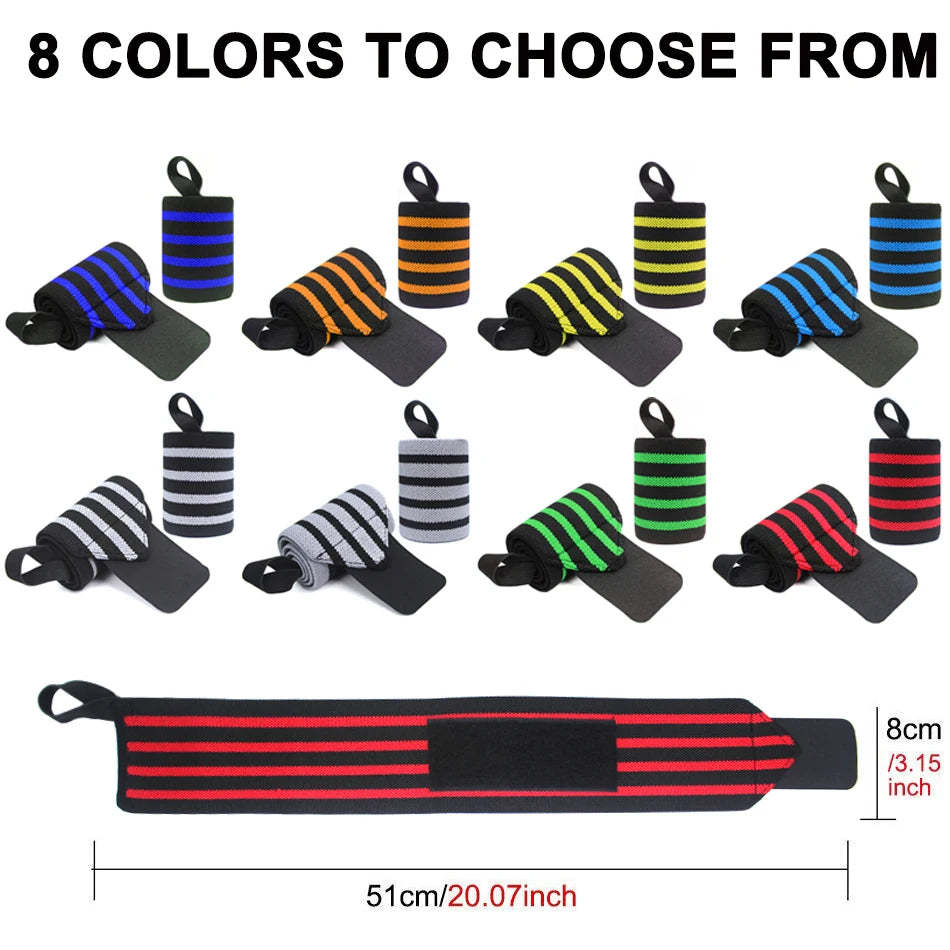Weight Lifting Wrist Band Gym Fitness Straps Support Wrist Wraps For Sports Equipment 5