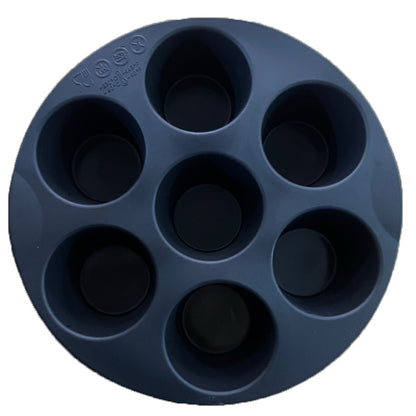 Non-Stick Muffin Pan for Cupcakes, Quiches & Tarts, Silicone Egg Bite Molds for Air Fryer, Dishwasher Safe