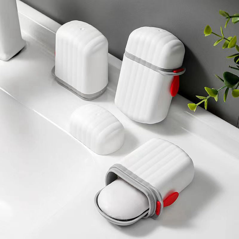 Fashion Portable Soap Box, Waterproof Sealed Design for Travel, Hiking, Camping