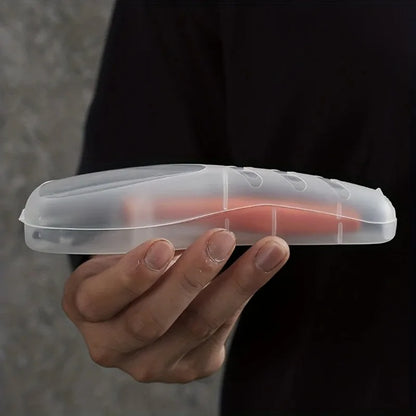 Transparent Razor Travel Storage Box Gillette Razor Cartridge Box Dustproof Organizer For Men Daily 1