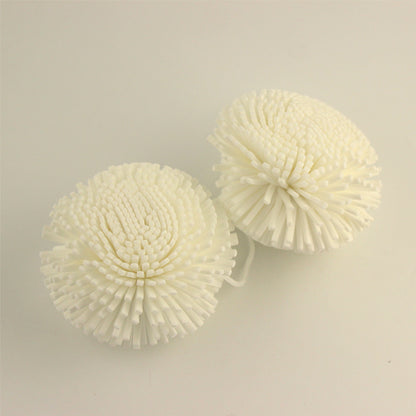 White Color Natural Soft Comfortable Bath Sponge Kit for Women, Men, and Kids, Perfect Shower Tool Product