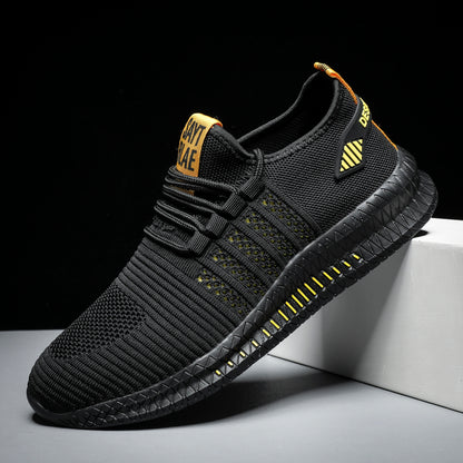 Lightweight Fashion Sneakers Lace Up Walking Shoes Casual Men Breathable Male Footwear 1