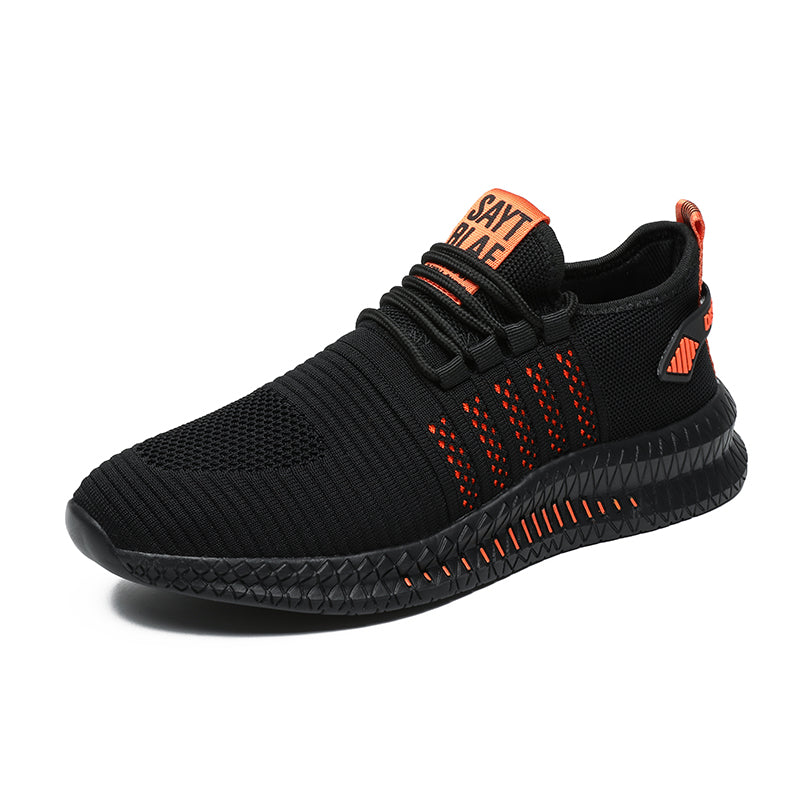 Lightweight Fashion Sneakers Lace Up Walking Shoes Casual Men Breathable Male Footwear