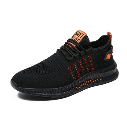 Lightweight Fashion Sneakers Lace Up Walking Shoes Casual Men Breathable Male Footwear