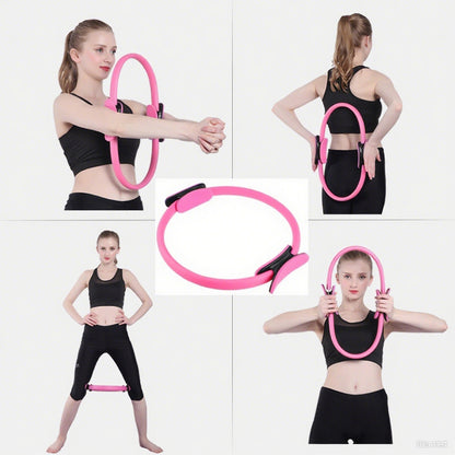 Pilates Circle Yoga Ring for Home Gym Exercise Resistance Elasticity Ring