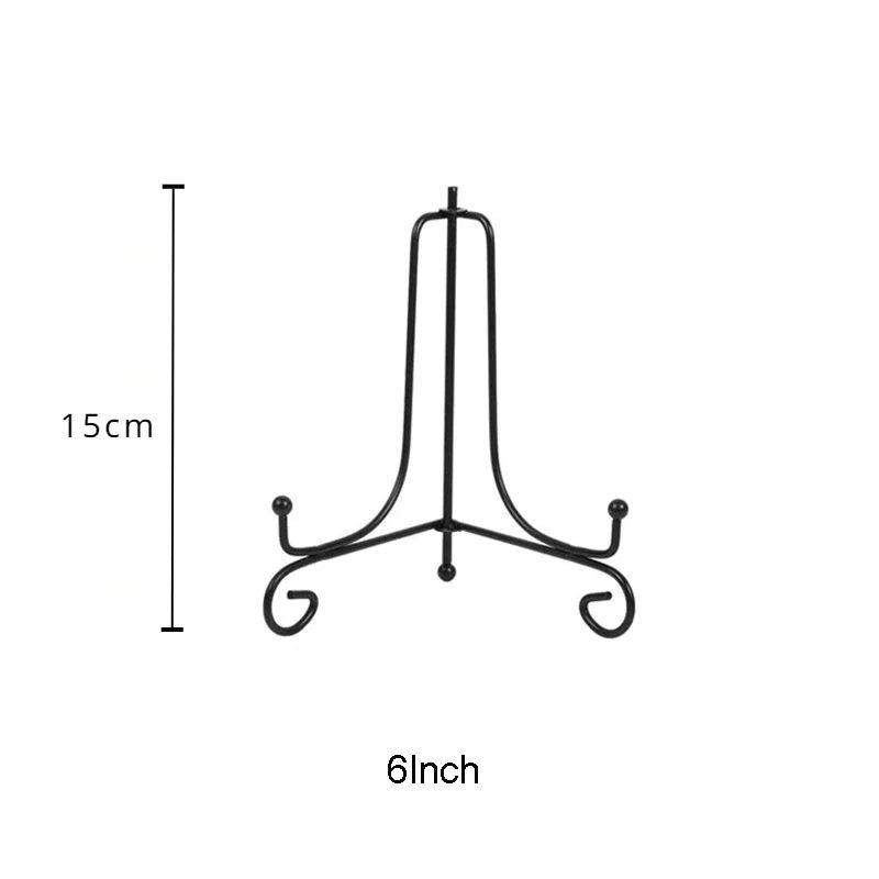 Elegant Iron Display Stand  Compact Book Photo  Plate Holder 7