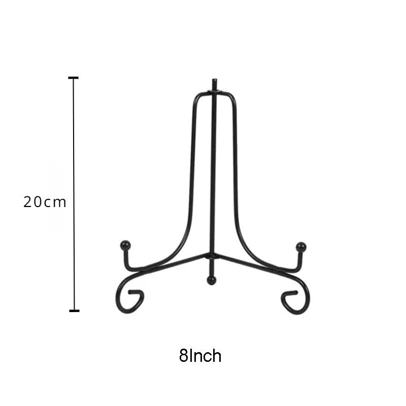 Elegant Iron Display Stand  Compact Book Photo  Plate Holder 8