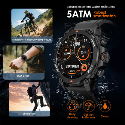 AURAFIT G6 GPS Compass Smartwatch With Display GPS Compass Sport Fitness Tracker Swimming BT Call F