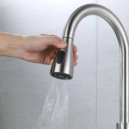 Water Saving Bathroom Sink Shower Spray Head, Kitchen Pull Out Faucet Sprayer Nozzle