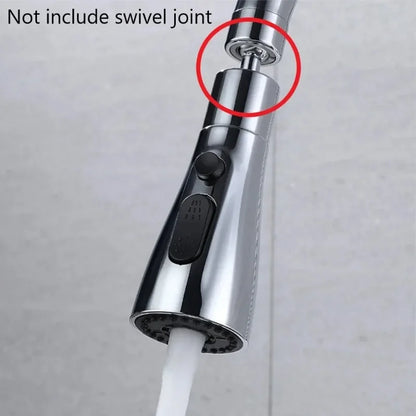 Water Saving Bathroom Sink Shower Spray Head Kitchen Pull Out Faucet Sprayer Nozzle 4