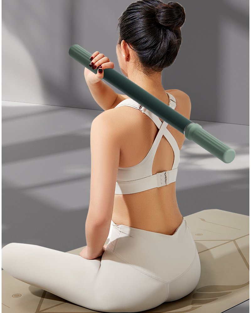 Portable Fitness Exercise Roller Yoga Stick for Full Body Stretching and Muscle Recovery