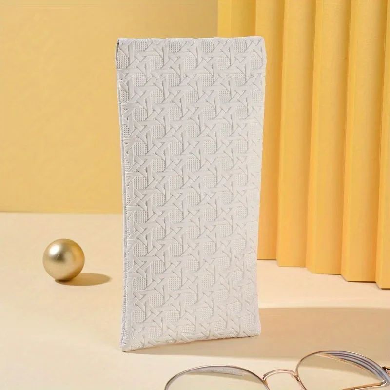 Portable SqueezeTop Travel Sunglass Case  Soft Leather Eyewear Pouch 6