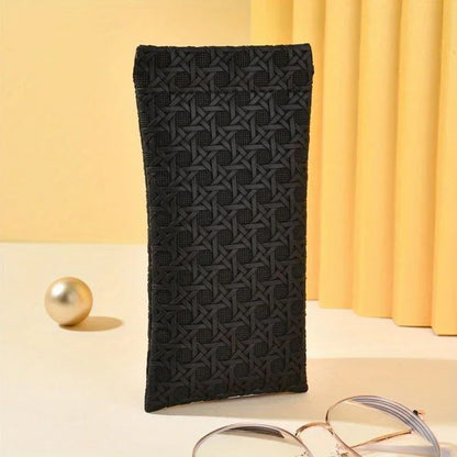 Portable SqueezeTop Travel Sunglass Case  Soft Leather Eyewear Pouch 7