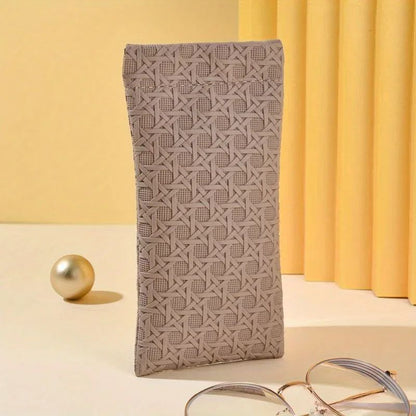 Portable SqueezeTop Travel Sunglass Case  Soft Leather Eyewear Pouch 8