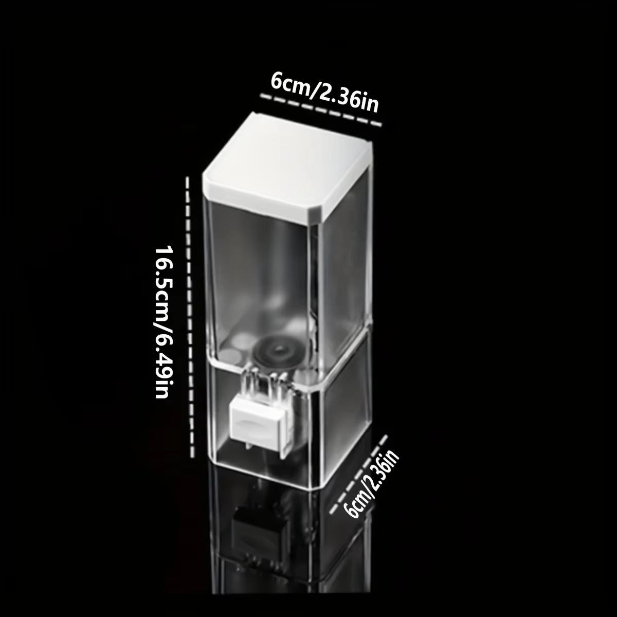 Wall Mounted Traceless Disinfectant Soap Dispenser Non Perforated Manual Press Transparent Bathroom 5