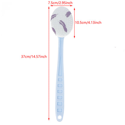 Long Handle Bath Brush Body Wash, Shower Detergent Sponge Applicator Back Brush, Skin Massage Care Bath Wash
