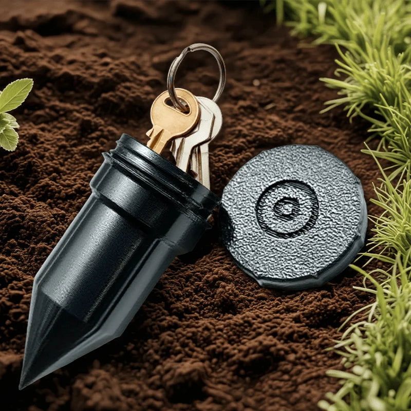 Durable Plastic Garden Key Hider, Realistic Underground Watering Can Key Safe