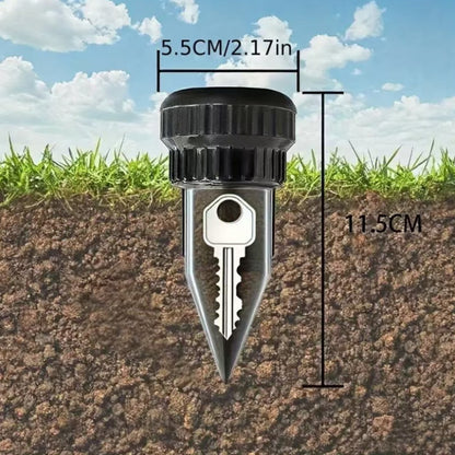 Durable Plastic Garden Key Hider, Realistic Underground Watering Can Key Safe