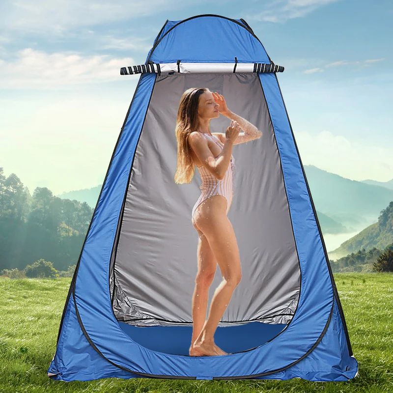 Westtune Portable Pop Up Camping Shower Tent Privacy Changing Room Shelter