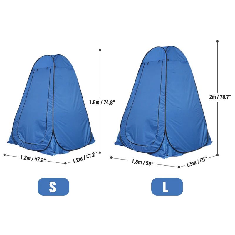 Westtune Portable Pop Up Camping Shower Tent Privacy Changing Room Shelter 3