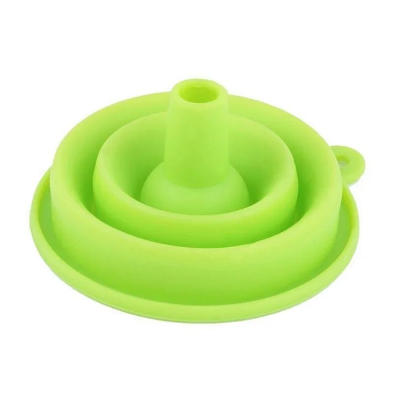 Practical Foldable Silicone Funnel  Compact Collapsible Kitchen Tool 3