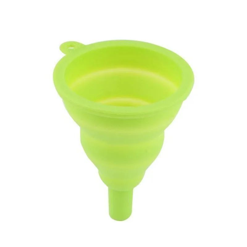 Practical Foldable Silicone Funnel  Compact Collapsible Kitchen Tool 4