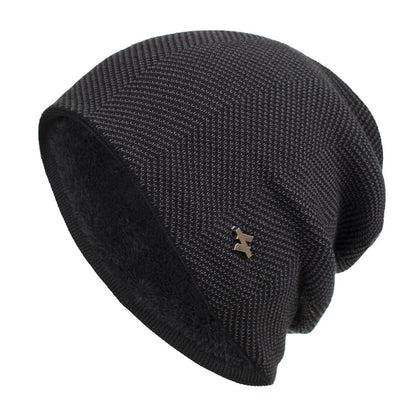 Unisex Thermal Cushion Hat, Soft Touch Warm Beanie for Men Women