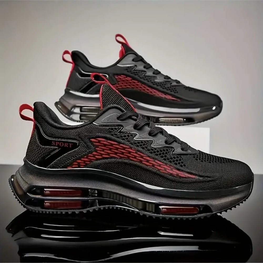 Mens Casual Red Platform Basketball Shoes High Quality Sneakers Trend Sport Walking Sneakers For Me 2
