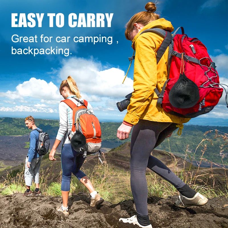 Westtune Camping Frying Pan Portable Aluminum Outdoor Cookware With Foldable Handle 4