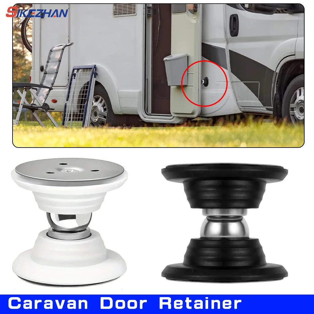 RV Door Stop Retaining Catch, Magnetic Kitchen Door Latch for Camper