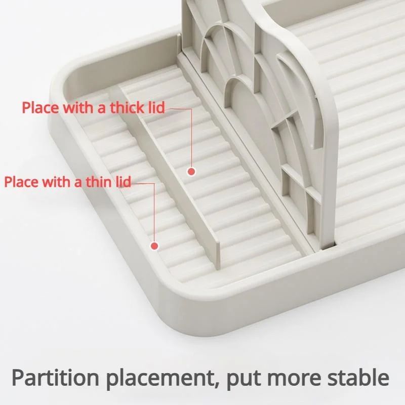 Ultimate Multifunctional Pan Lid  Spoon Holder Stand  SpaceSaving Pot Lid Stand For Streamlined Coo 5