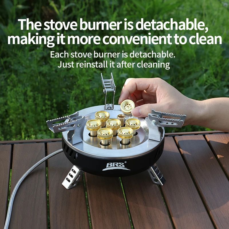 BRS High Power Camping Gas Stove Portable Outdoor Burner With Electronic Ignition 1