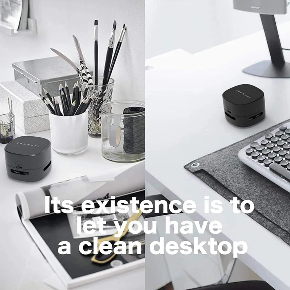 Office Desk Dust Tool Mini Desktop Vacuum Cleaner For Car Home Computer Cleaning 6