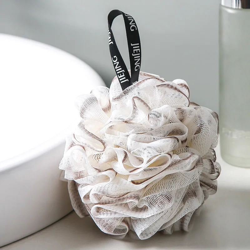 Soft Mesh Bath Sponge Balls Comfortable Large Flower Bubble Shower Rub Exfoliating Scrubbers Bath B 4