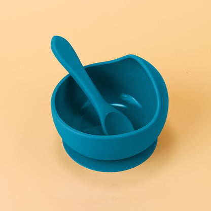 Silicone Sucker Bowl For Infant Feeding Baby Training Bowls Learning To Eat And Supplementary Food  7