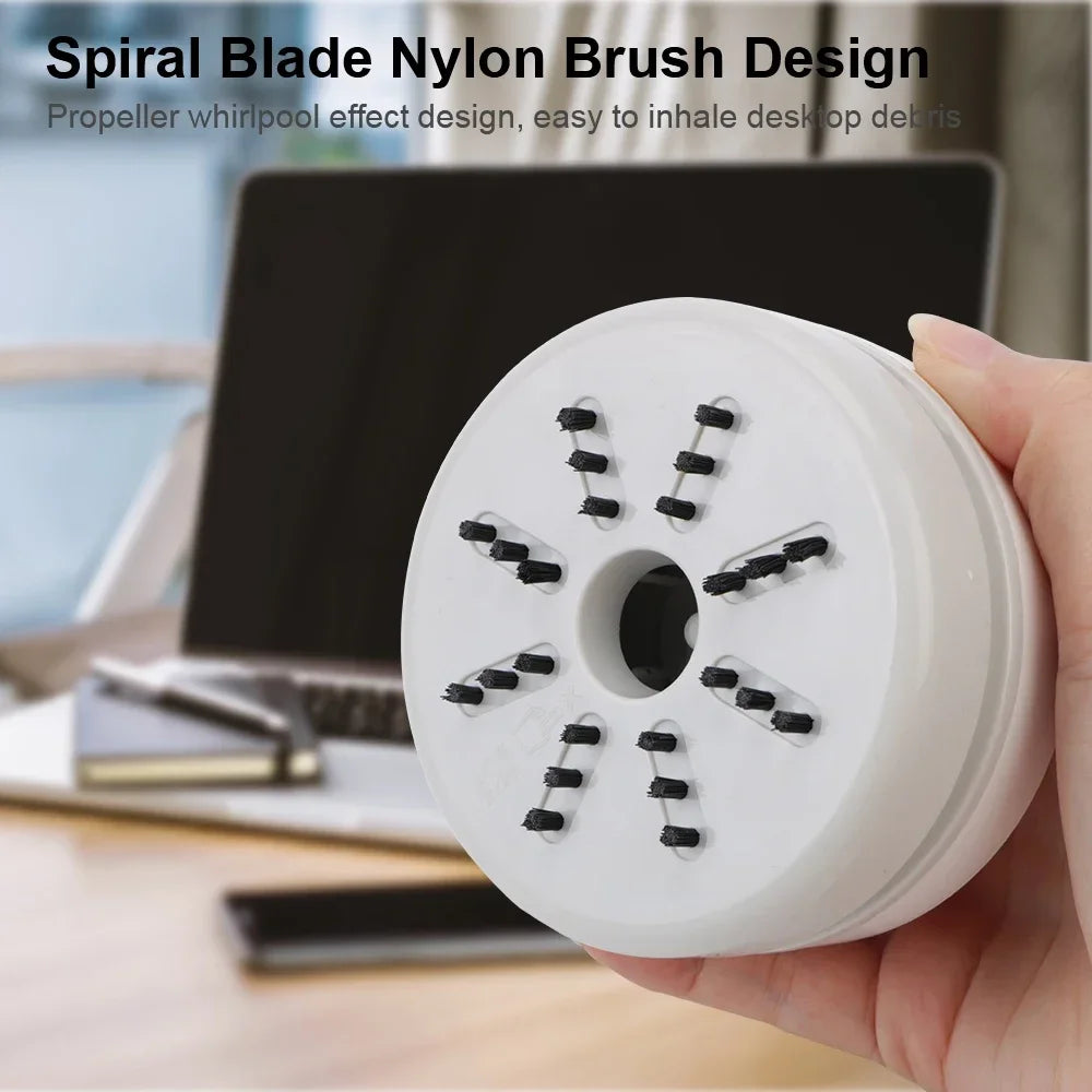 Wireless Portable Mini Desktop Vacuum Cleaner Handheld Office Home Cleaning Tool For Keyboard Car P 3