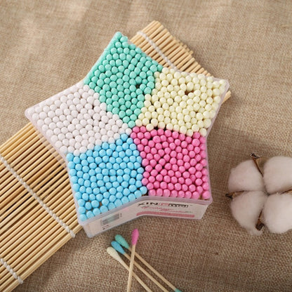 Colorful Doubleheaded Cotton Swab Sanitary Makeup Remover  Ear Cleaner 3