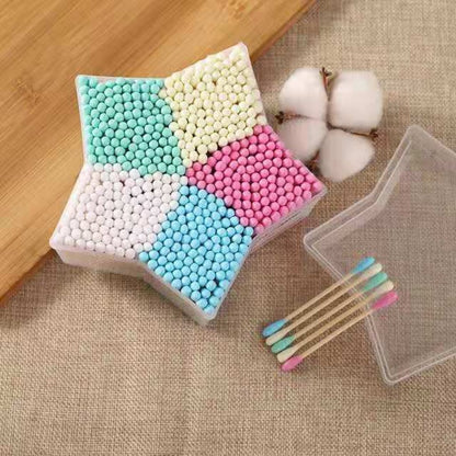 Colorful Doubleheaded Cotton Swab Sanitary Makeup Remover  Ear Cleaner 5
