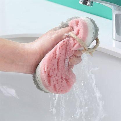 Sponge Bath Ball Shower Rub For Whole Body Exfoliation Massage Brush Scrubber Body Brush Bathroom A