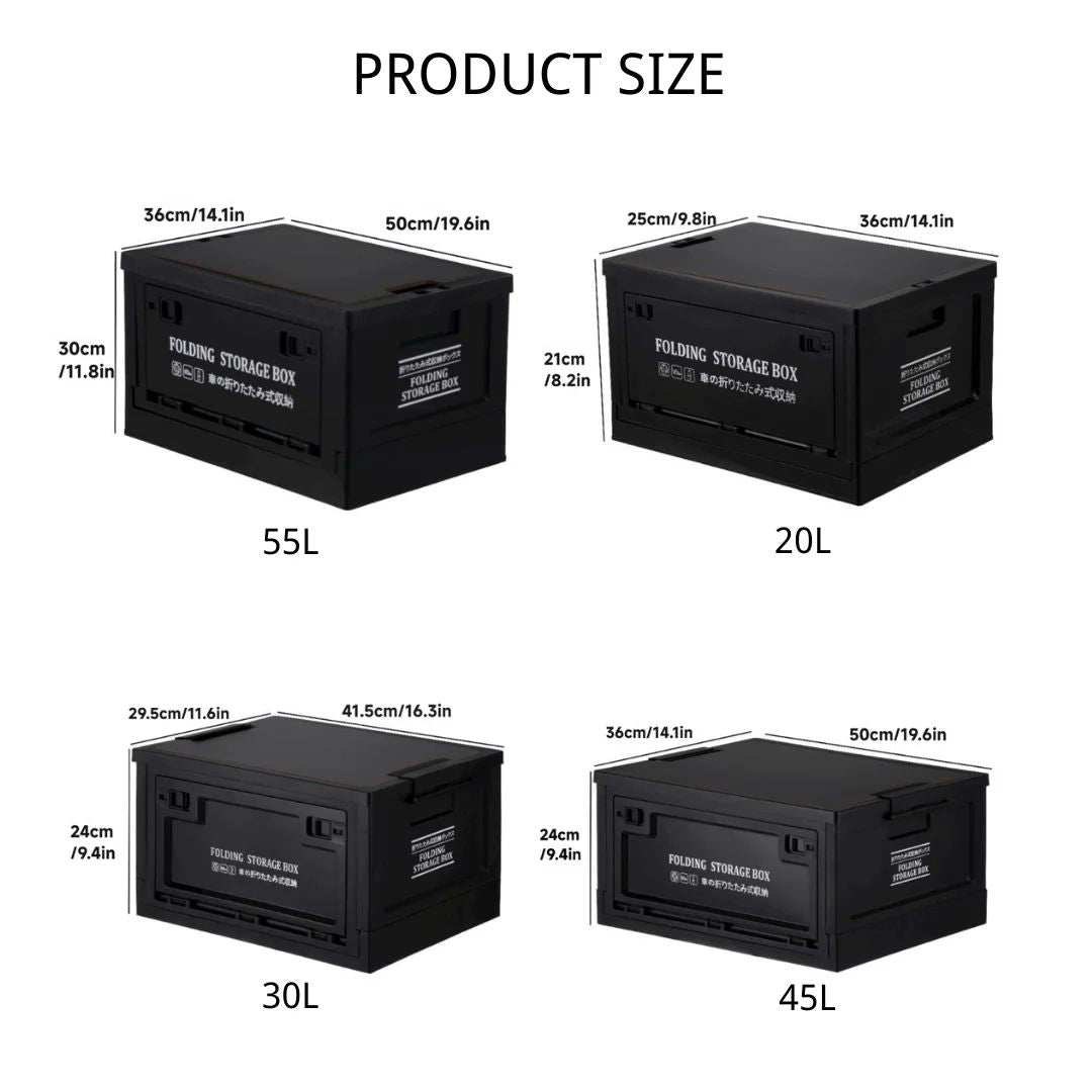 Westtune Collapsible Outdoor Storage Box Large Capacity Portable Camping Container 3