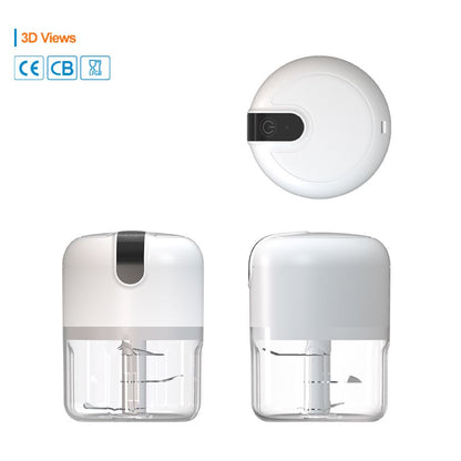 Mini Food Processor Rechargeable Electric Garlic Chopper Portable Kitchen Blender Vegetable Chopper 5